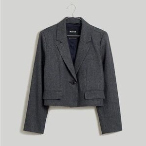 Madewell Sutter Crop Blazer